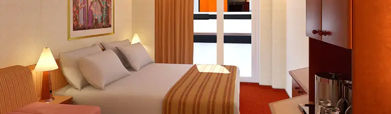 Carnival Legend Interior with Window (Obstructed Views) Stateroom
