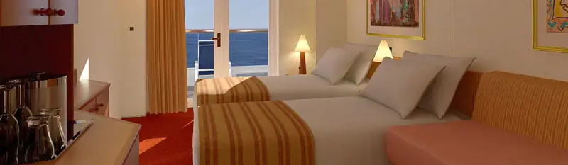 Carnival Legend Extended Balcony Stateroom