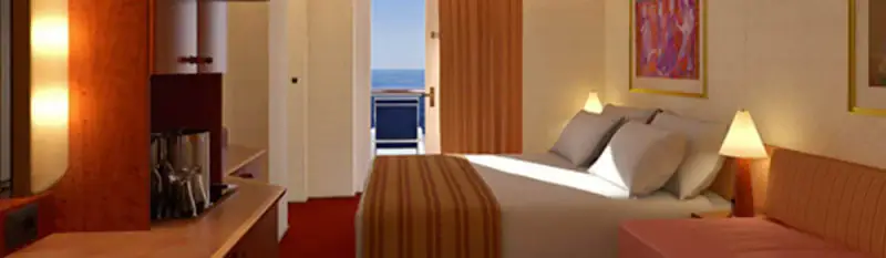 Carnival Legend Aft-View Extended Balcony Stateroom