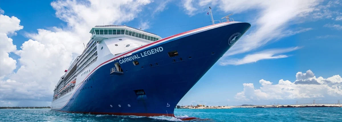 Carnival Legend sailing at sea
