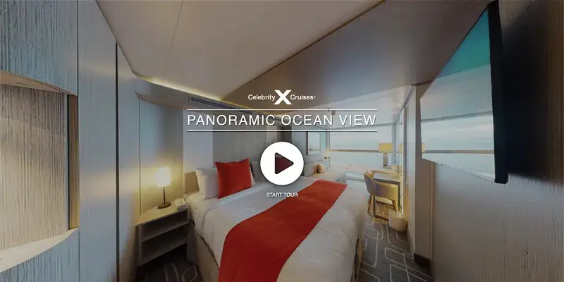 Celebrity Beyond Panoramic Ocean View Stateroom room-tour still