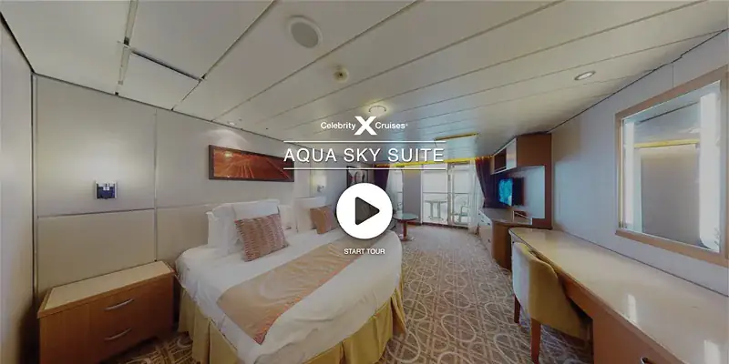 Celebrity Equinox Aqua Sky Suite room-tour still