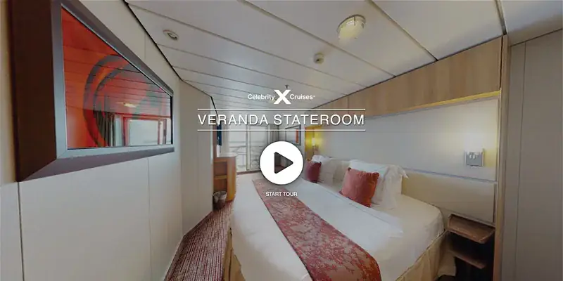 Celebrity Equinox Veranda Stateroom room-tour still