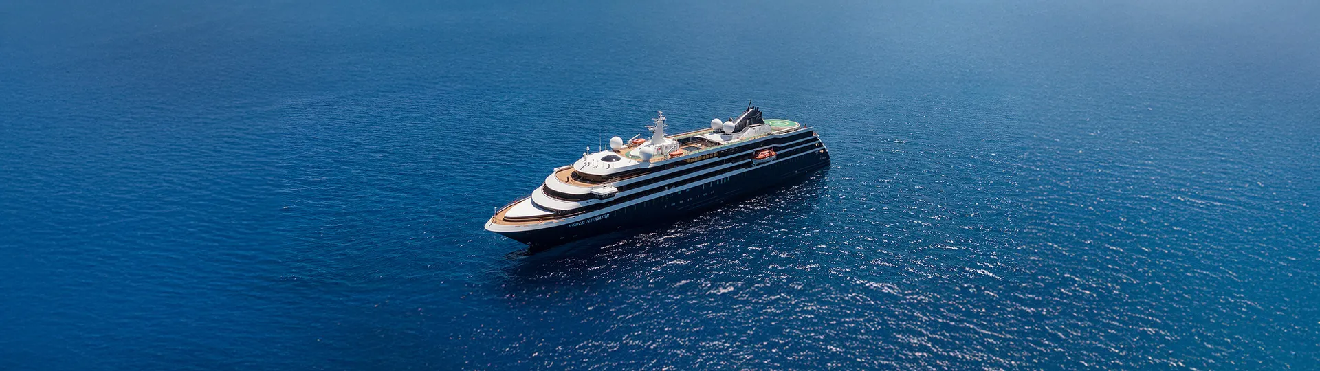 World Navigator sailing across open water