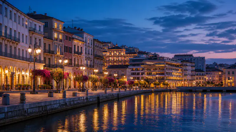 Representative Europe cruise destination artwork