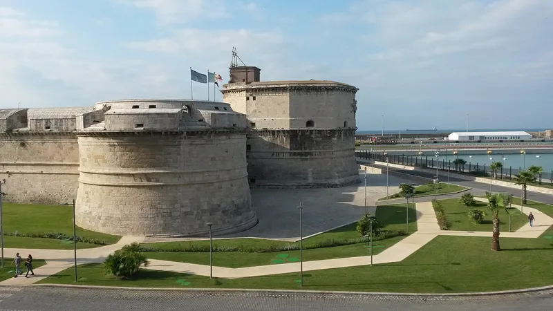 Forte Michelangelo beside the harbor in Civitavecchia