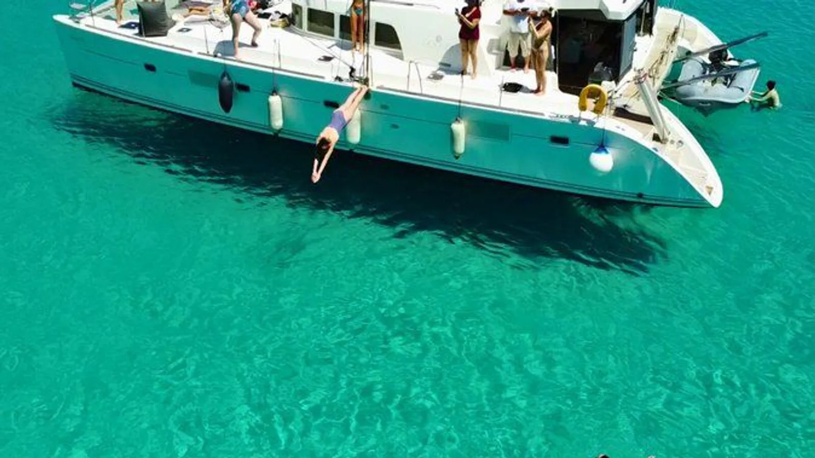Kos Small-Group Catamaran Trip with Meal, Drinks and Swim excursion