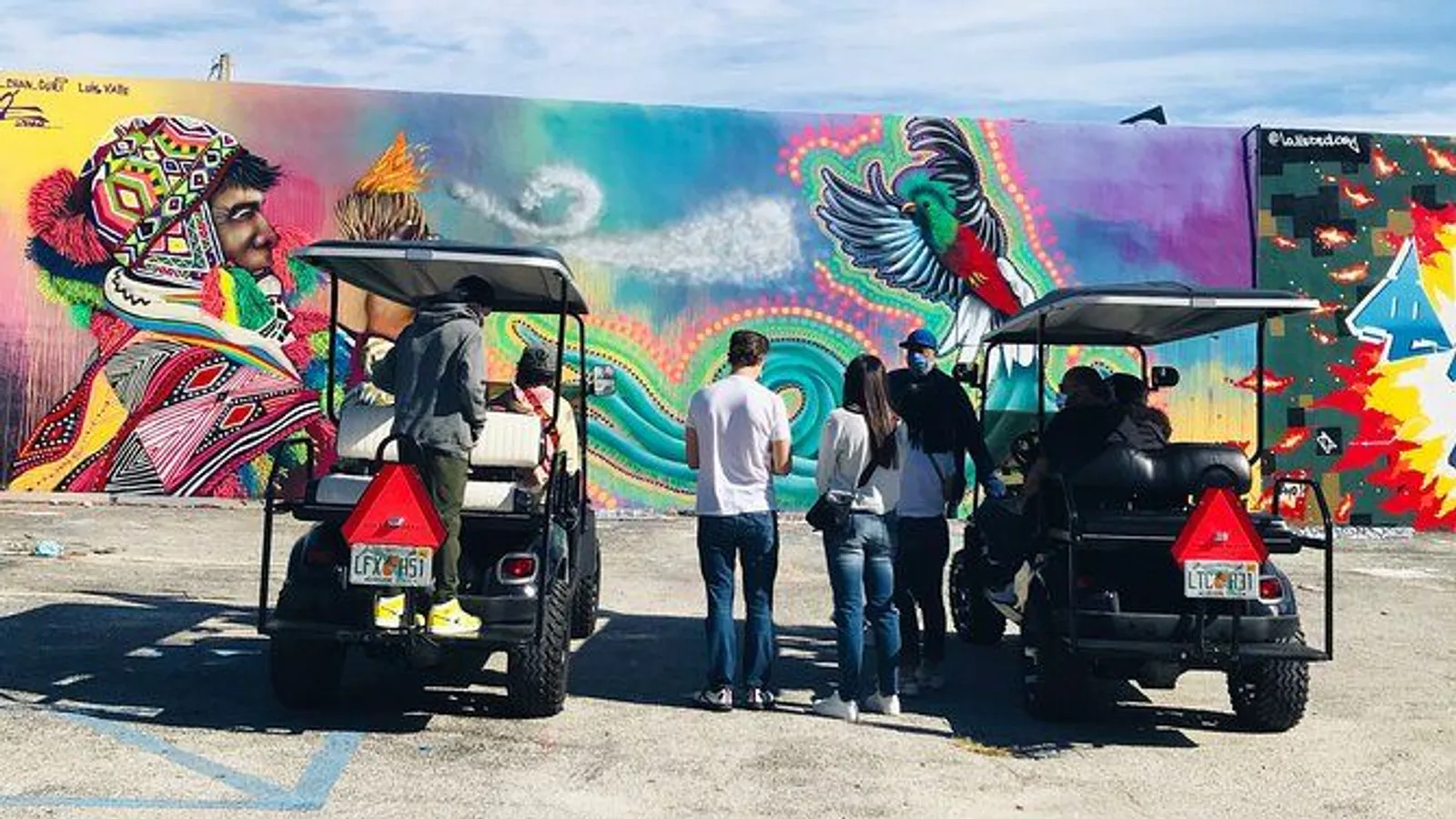 Wynwood Graffiti Golf Cart Small-Group Tour excursion