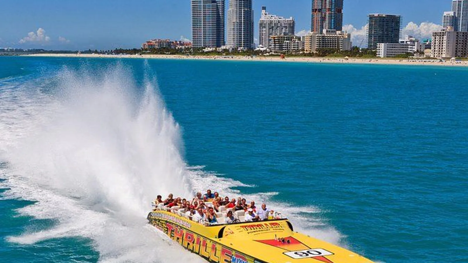 Speedboat Sightseeing Adventure of Miami excursion
