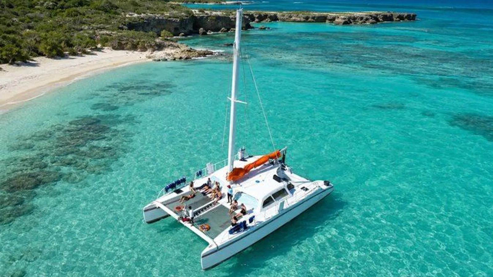 Private Catamaran to Bahia de las Aguilas Cabo Rojo excursion
