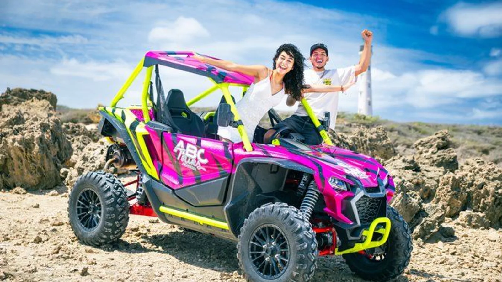Aruba UTV Adventure to Natural Pool with Jeep Transfer excursion