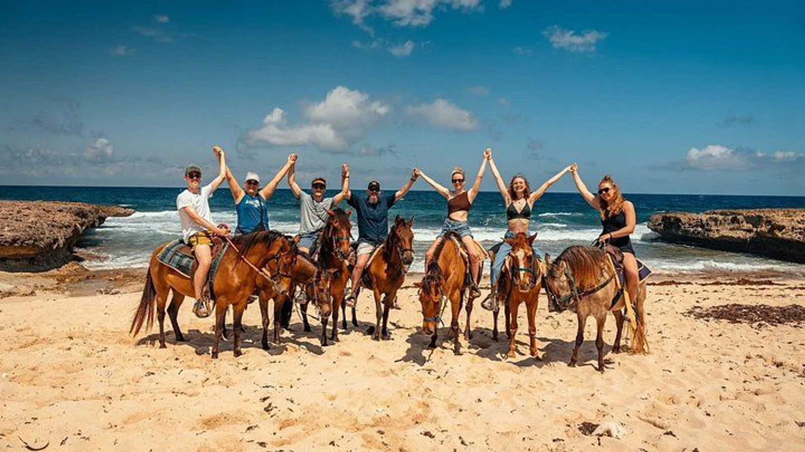 Aruba Ecological & Coastline Horseback Ride with Beach Photo Stop excursion