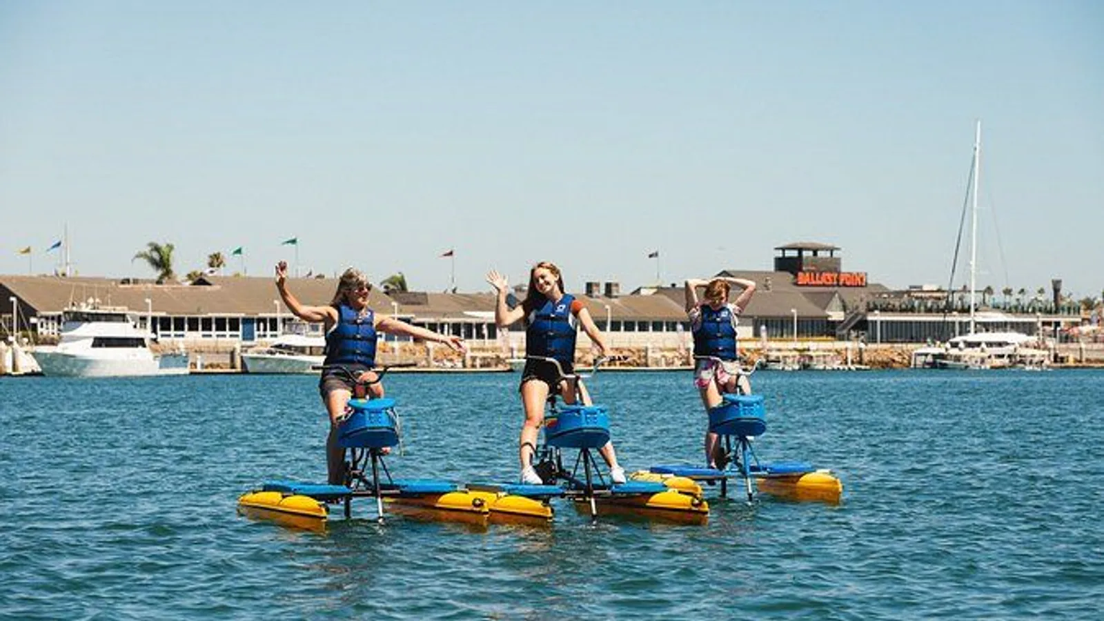 Hydrobike Rental on Alamitos Bay excursion