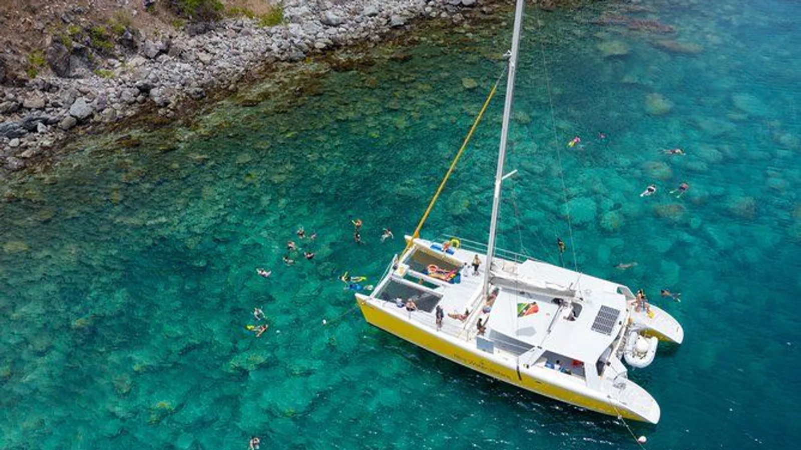 St Kitts Deluxe Catamaran Snorkeling Tour With Lunch excursion
